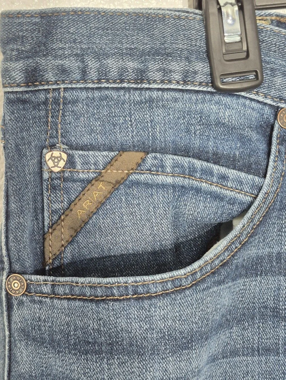 Ariat M4 Relaxed Boot Cut Legacy Jeans Mens 38x30 Kilroy Blue Denim 10022676